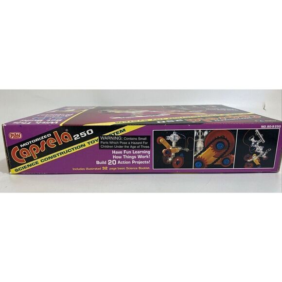 Vintage Capsela 250 Motorized Science Construction Toy System#80-9250 NEW - Picture 4 of 7
